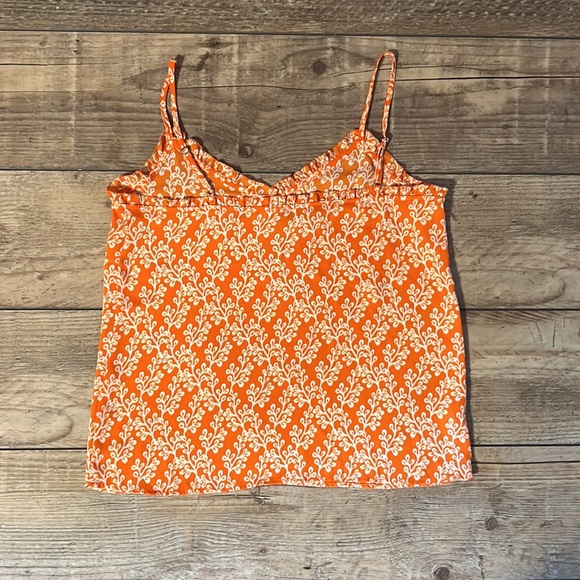 Ann Taylor LOFT Orange and White Tank - Picture 5 of 6